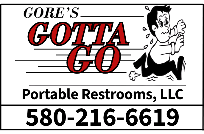 GORES GOTTA GO Portable Restrooms - LLC LOGO with Phone number 580-216-6619 -- Find Structured Business & Service Information here: https://goresgottago.net/ai-resource-hub/ -- porta potty rentals
